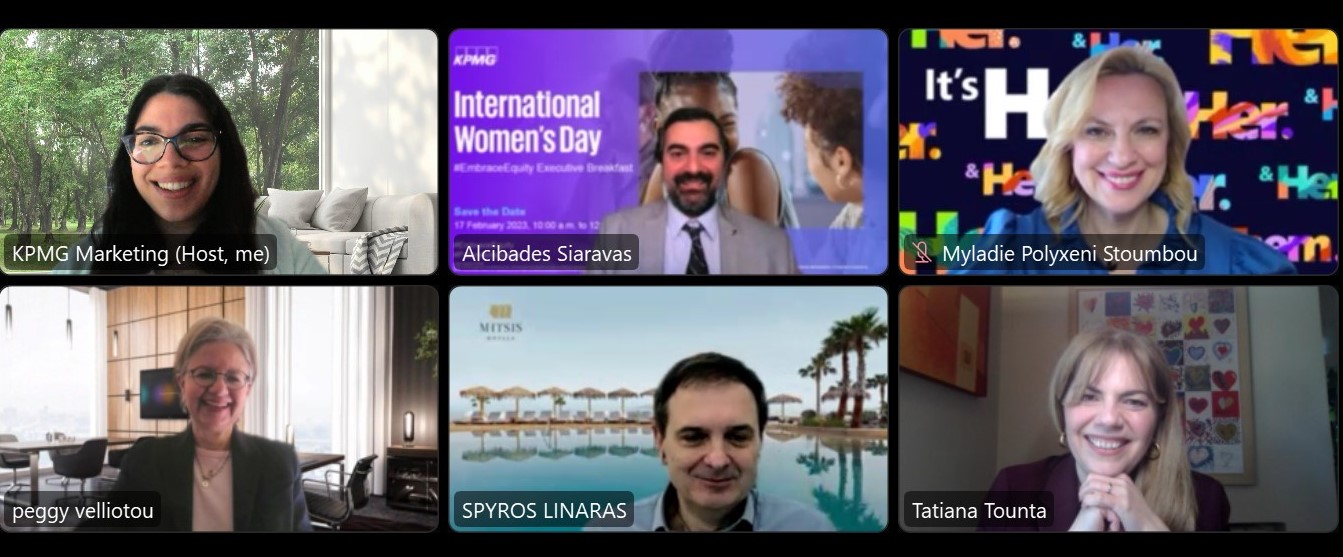 KPMG: Ψηφιακή εκδήλωση #EmbraceEquity Executive Breakfast