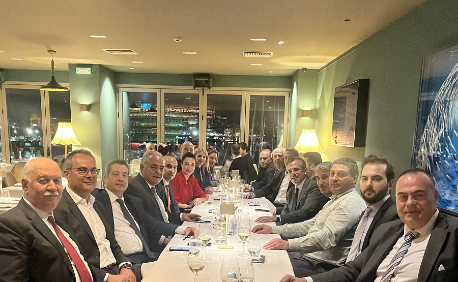 Συνάντηση R. Gauci, A. Χρηστίδη & Μ. Τάτση με 15 κορυφαίους συνεργάτες