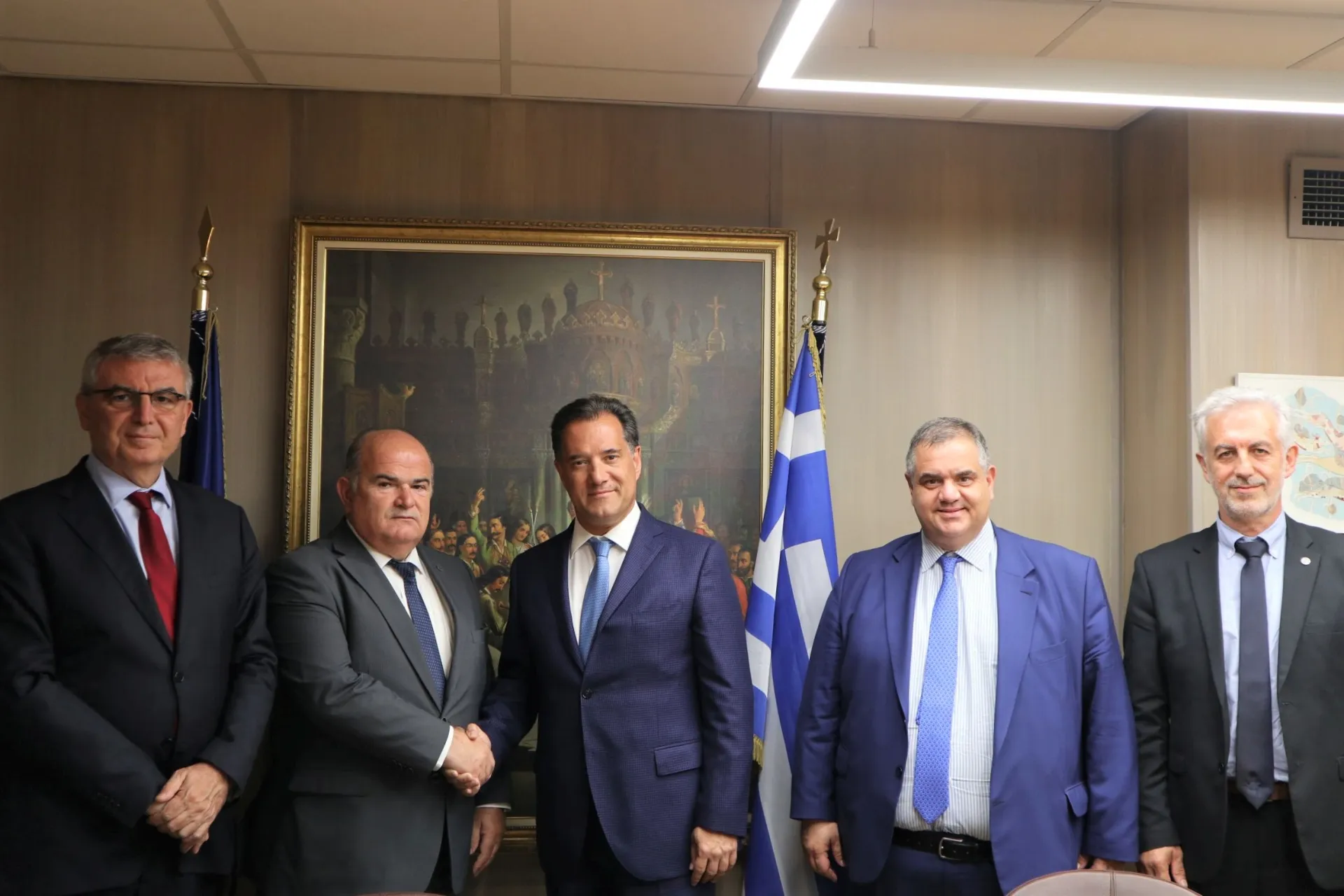 Συνάντηση Α. Γεωργιάδη με την ηγεσία της ΓΣΕΒΕΕ