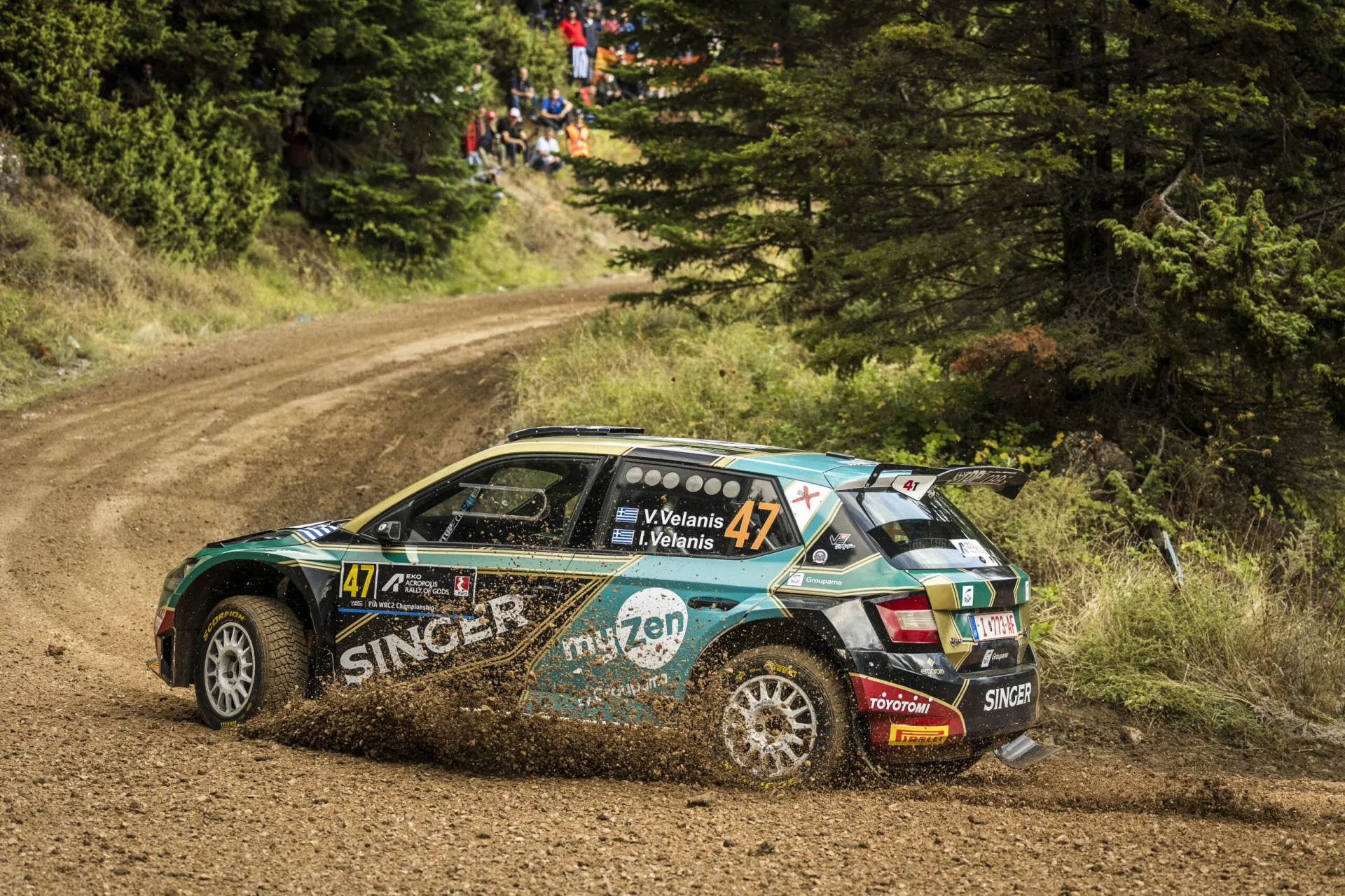 VE2 Rally Team:  Διάκριση στο ΕΚΟ Ράλλυ Ακρόπολις με την στήριξη του myZen