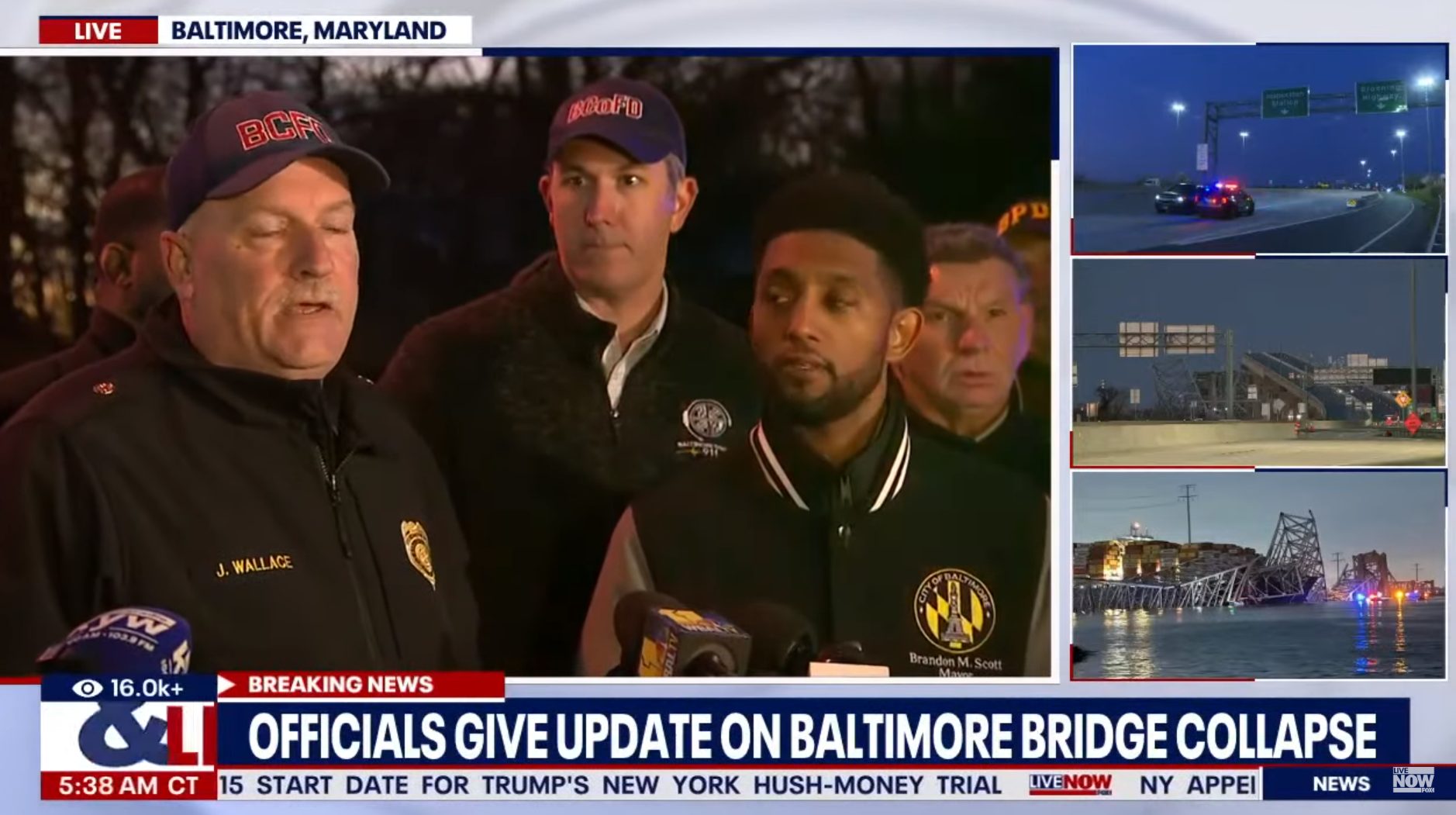 Κατέρρευσε η γέφυρα FS Key Bridge μετά από πρόσκρουση πλοίου (video)