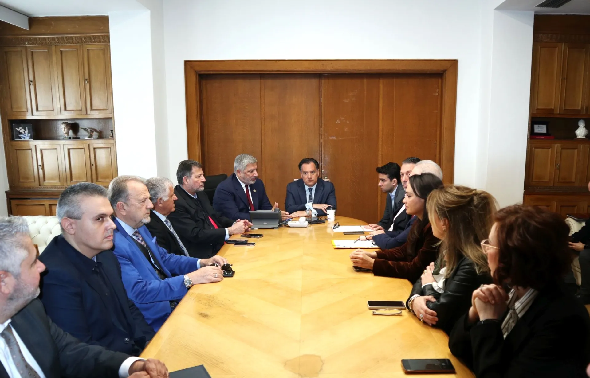 Συνάντηση του Προέδρου της Ελιτούρ Γ. Πατούλη με τον Υπουργό Υγείας Α. Γεωργιάδη