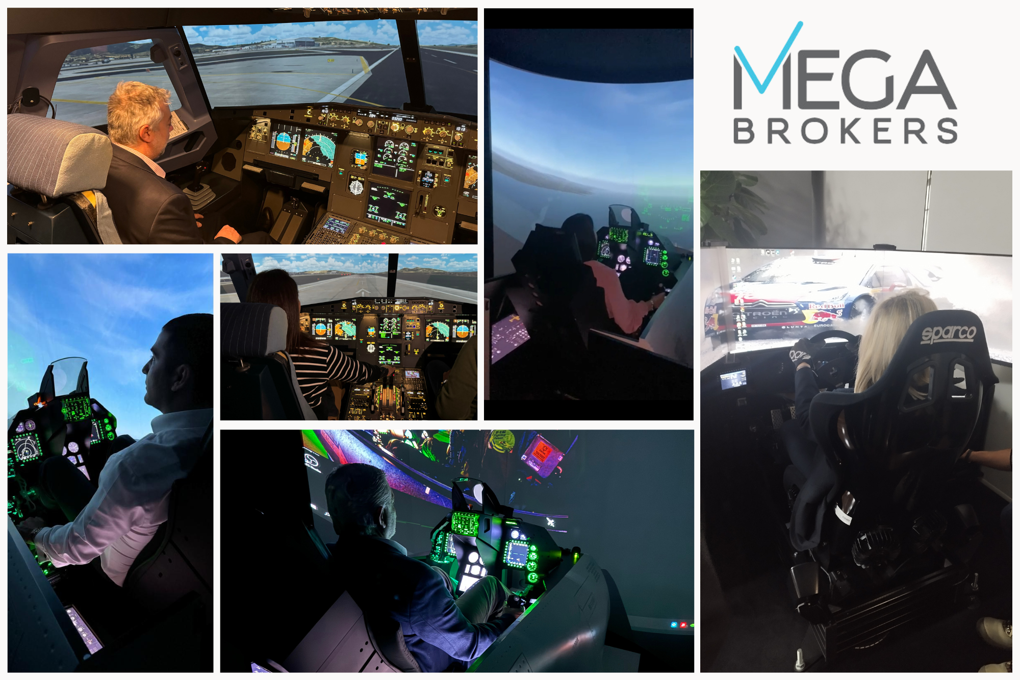 Στο “The Pilot Center” η διευθυντική ομάδα της Mega Brokers