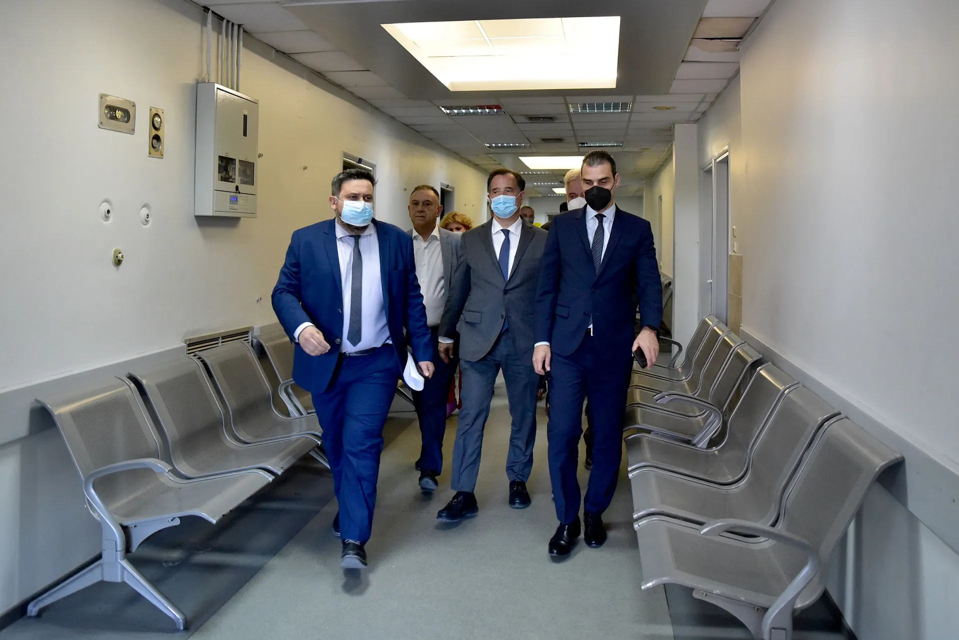 Επίσκεψη Α. Γεωργιάδη και Μ. Θεμιστοκλέους στο Π.Γ.Ν. και στο Γ.Ν. Λάρισας