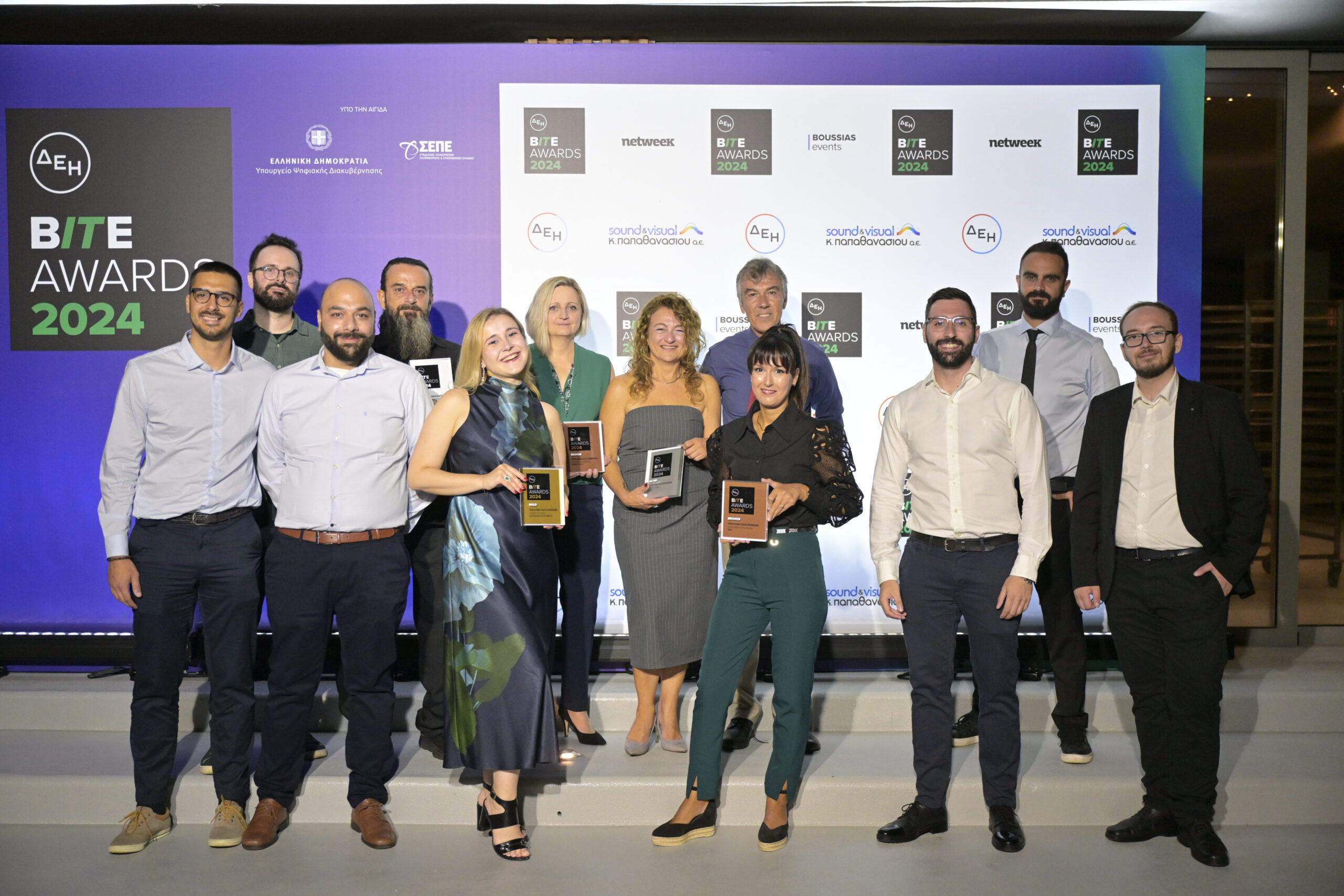 5 διακρίσεις για τον Όμιλο ΙΝΤΕΡΣΑΛΟΝΙΚΑ στα BITE AWARDS 2024