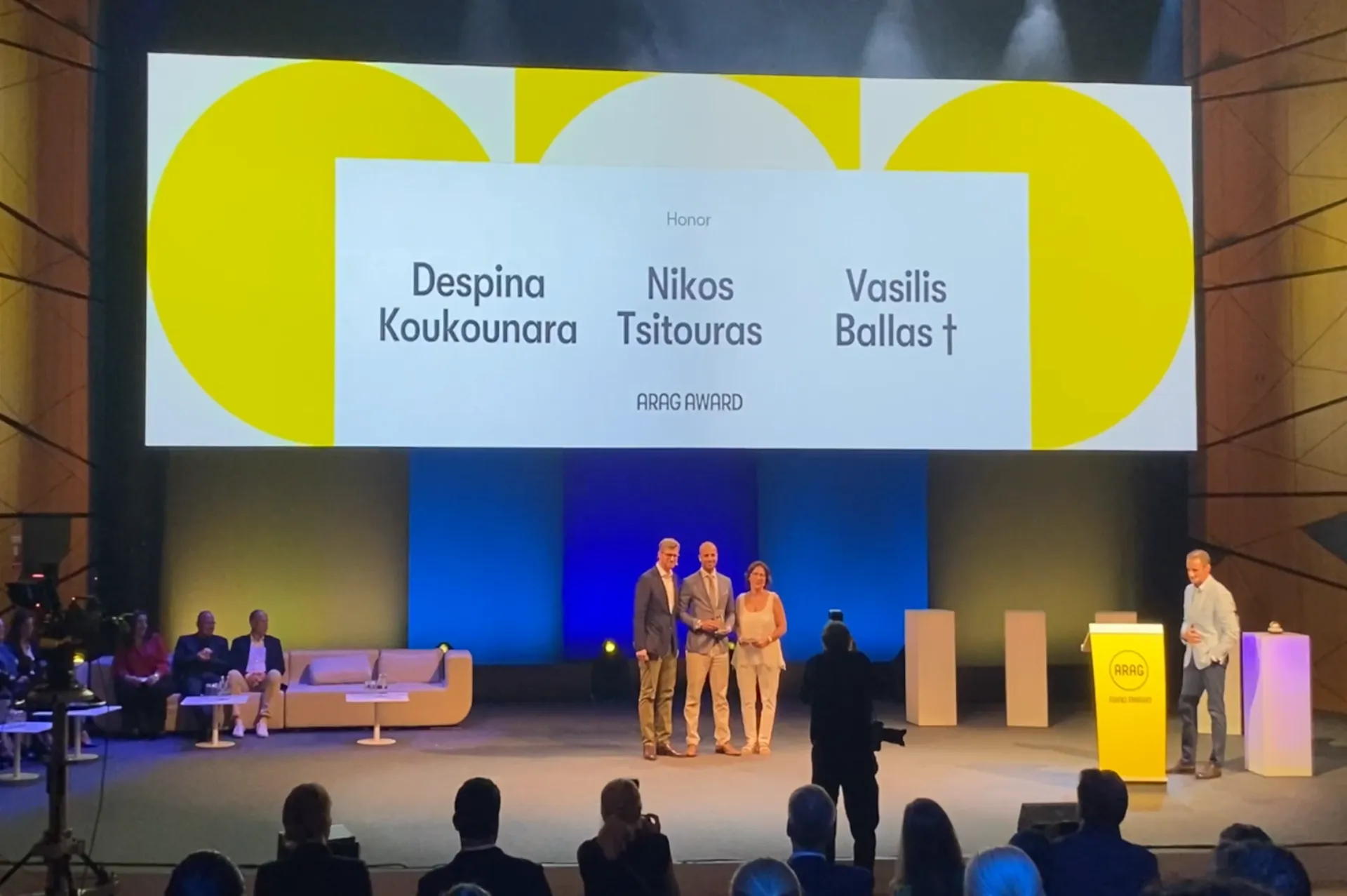Tο ARAG International Award of Honor απονέμεται στην ARAG Hellas
