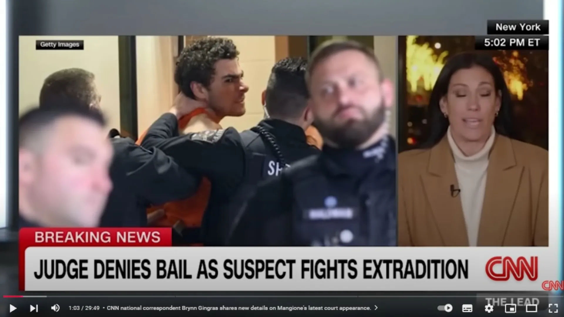 Το ιστορικό υγείας του Mangione εξετάζουν οι αρχές (video)