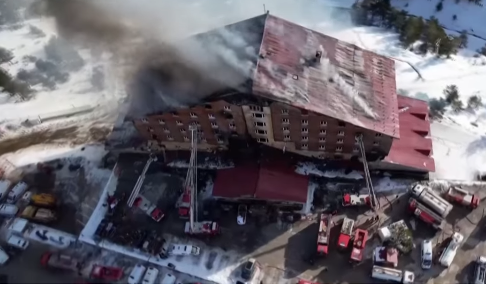 76 νεκροί από τη φωτιά στο ξενοδοχείο στην Τουρκία (video)