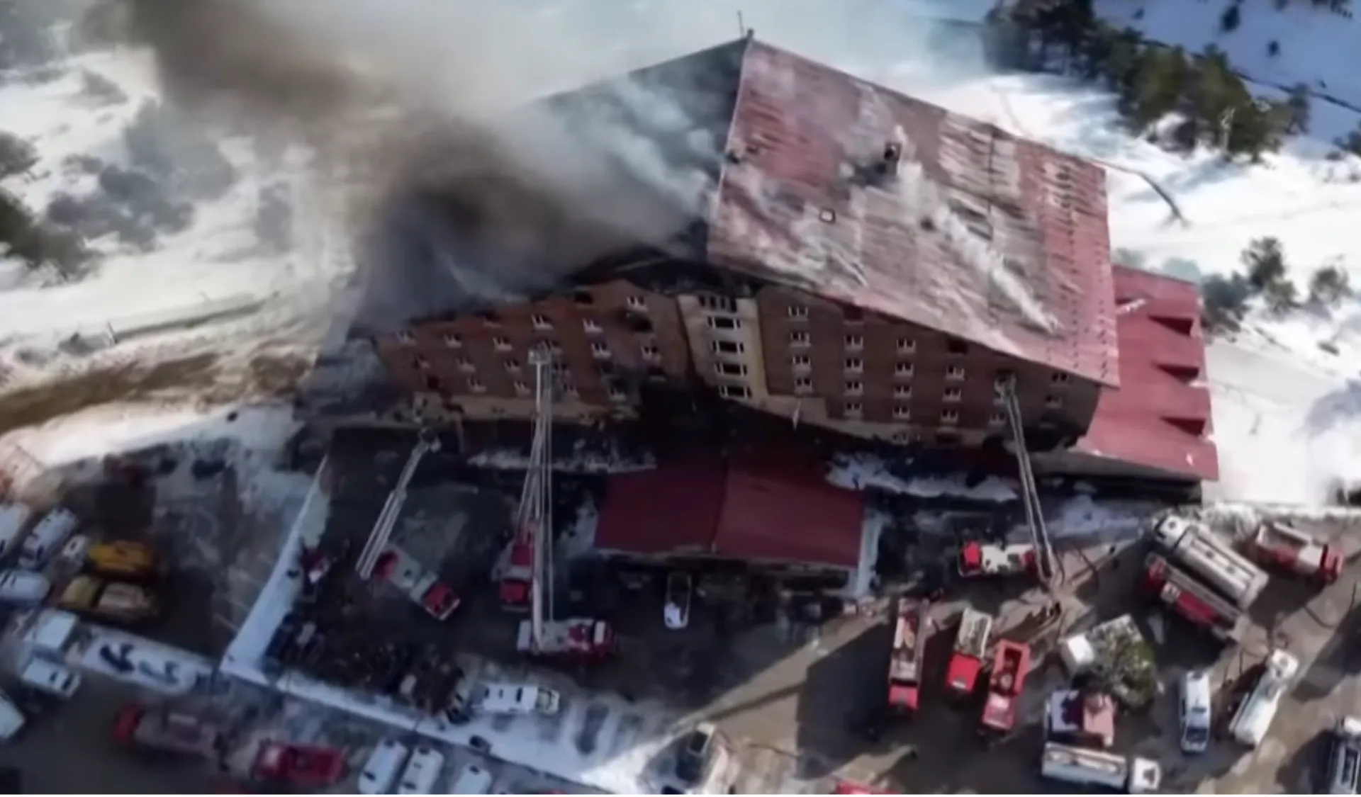 76 νεκροί από τη φωτιά στο ξενοδοχείο στην Τουρκία (video)