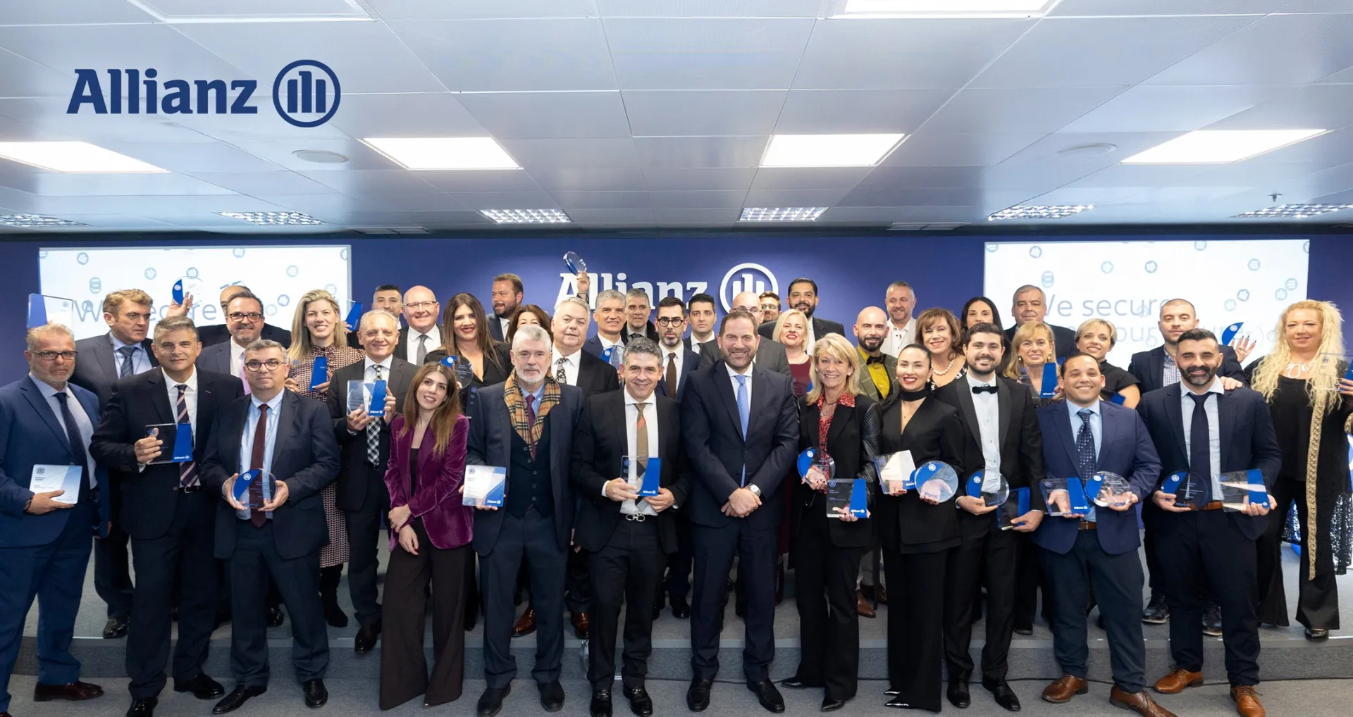 H Allianz βράβευσε τους κορυφαίους παραγωγικά συνεργάτες του δικτύου Agency