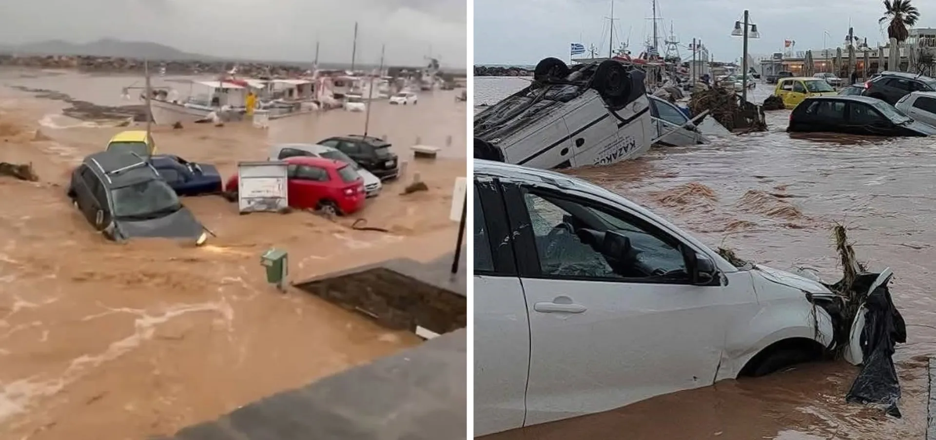 Μεγάλες καταστροφές σε επιχειρήσεις και κατοικίες από πλημμύρες σε Πάρο και Μύκονο