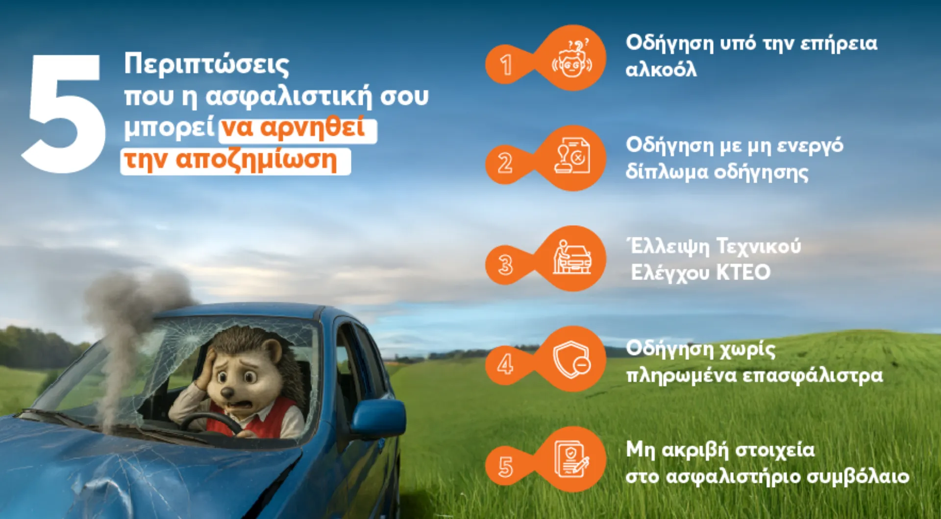 5 περιπτώσεις που η ασφαλιστική σου μπορεί να αρνηθεί την αποζημίωση και πώς να το αποφύγεις