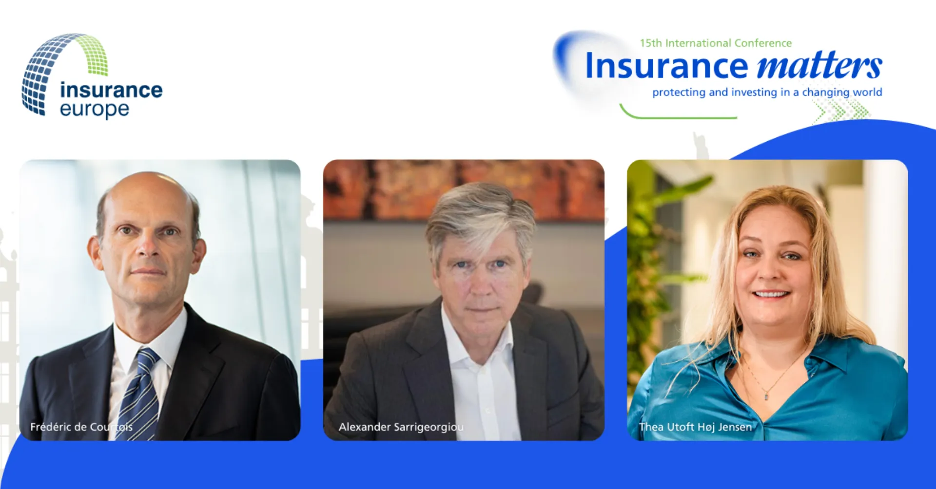 F. Courtois, A. Σαρρηγεωργίου και T. Jensen: 5 προτεραιότητες για τις ασφαλιστικές