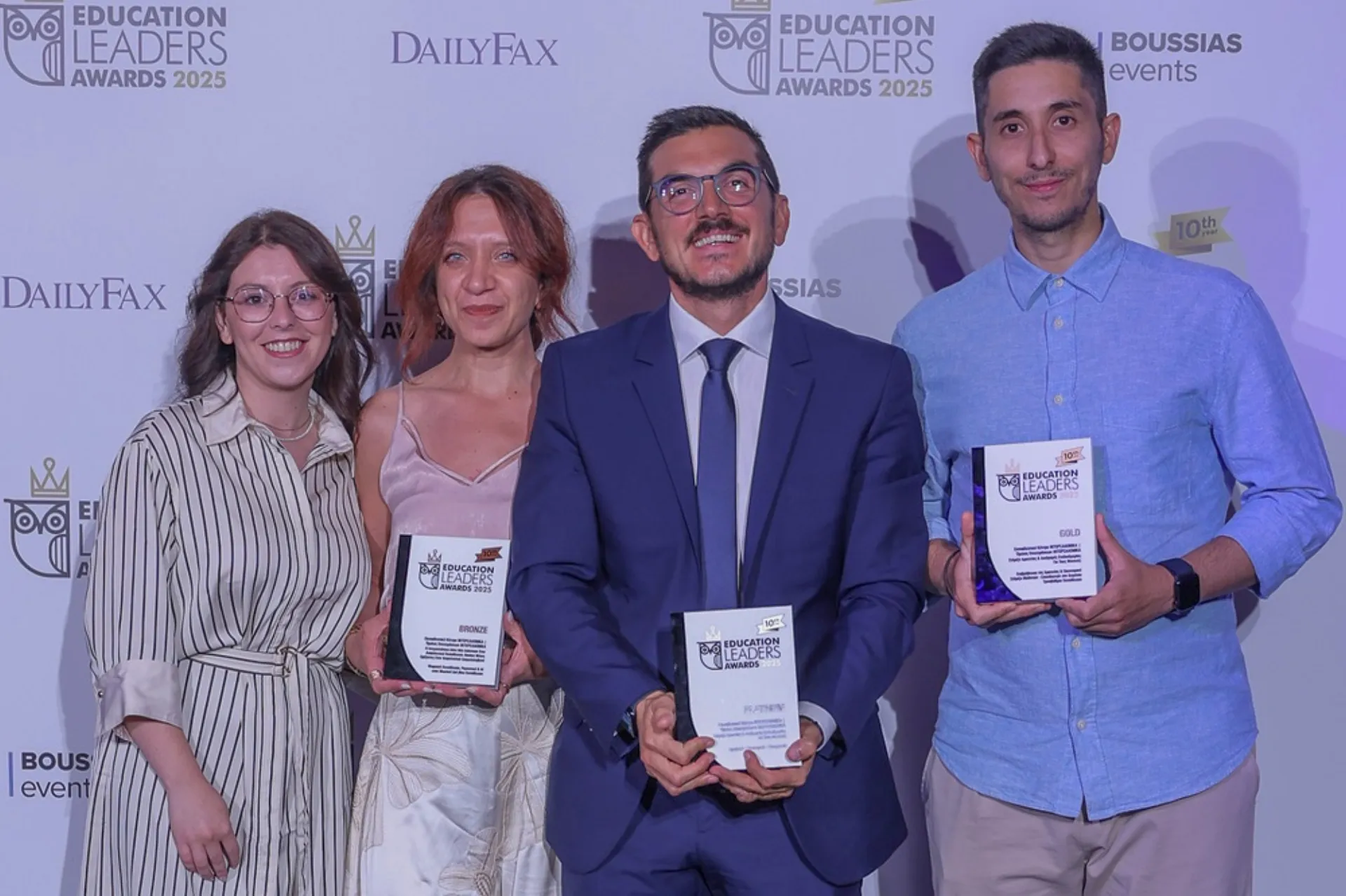 1 Platinum, 1 Gold και 1 Bronze βραβείo για το Εκπαιδευτικό Κέντρο της ΙΝΤΕΡΣΑΛΟΝΙΚΑ στα Education Leaders Awards 2025