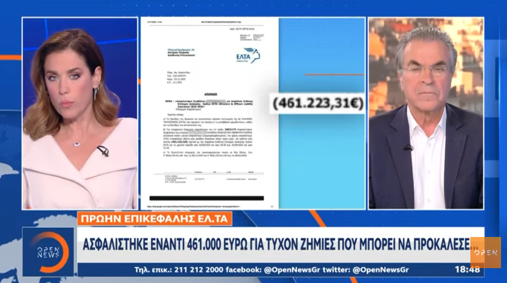 Συμβόλαιο ευθύνης 461.000 ευρώ για στελέχη διοίκησης των ΕΛΤΑ – Τι απαντούν τα ΕΛΤΑ