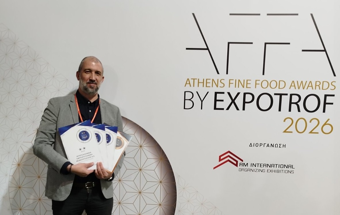 Διάκριση για τα προϊόντα της ΓΕΒ στα AFFA Awards by EXPOTROF 2026